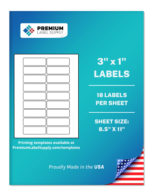 3″ x 1″ Labels
