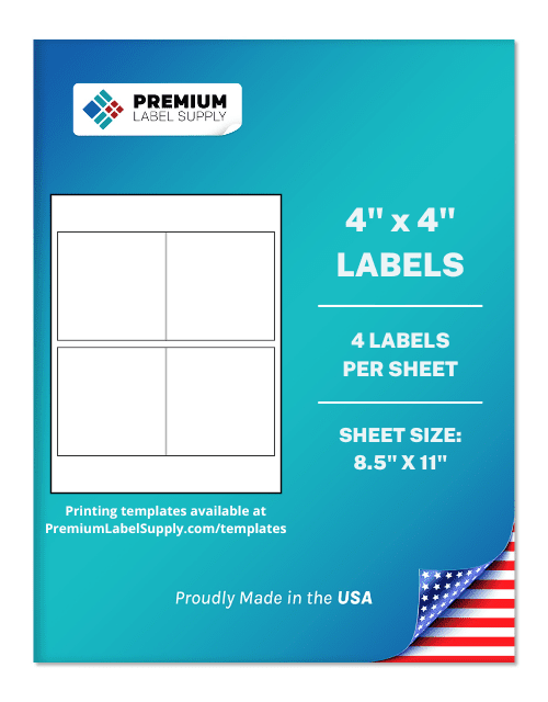 4″ x 4″ Square Labels